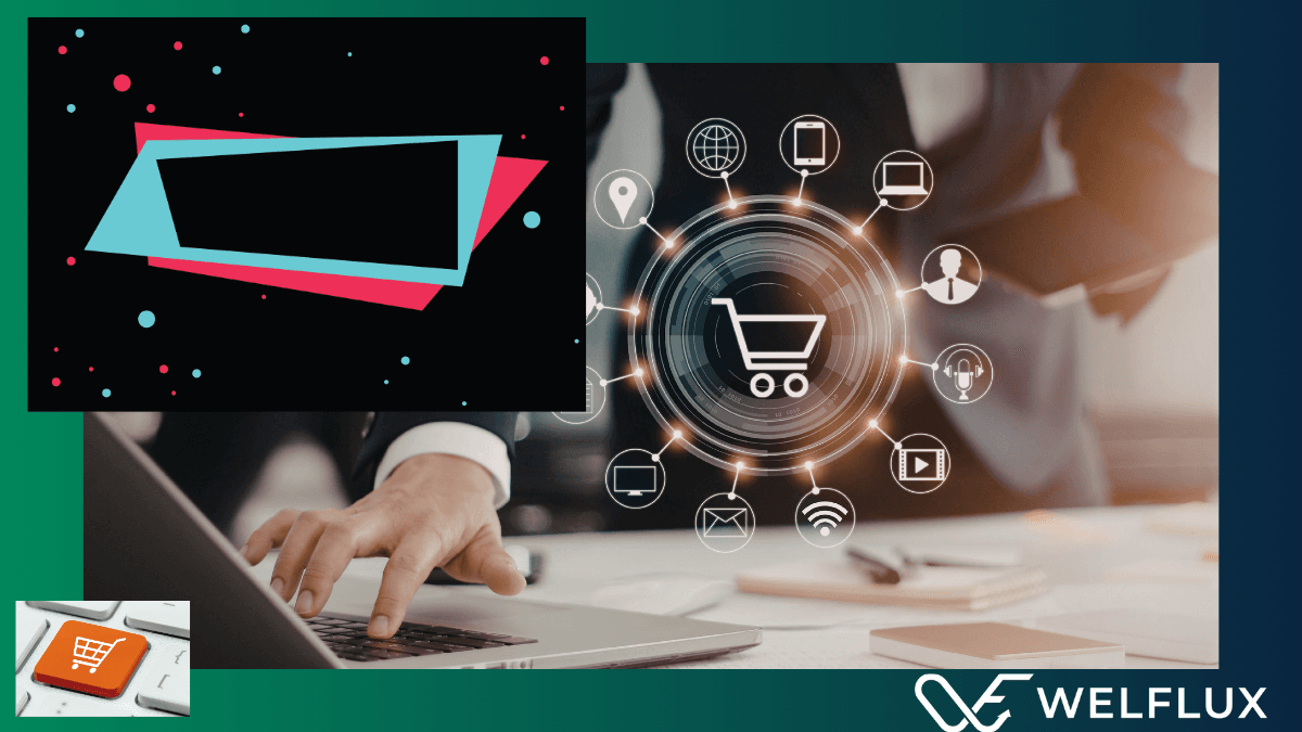 TikTok advertising for e-commerce illustration